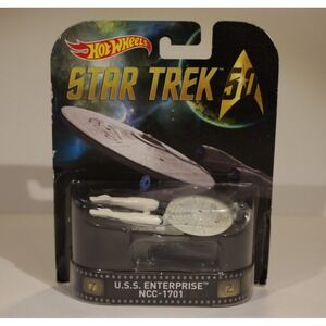 Hot Wheels Star trek U.S.S. Enterprise NCC-1701 New 2016 Mattel (A2)